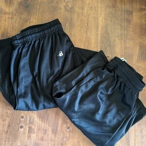 2 Pair Black Athletic Shorts